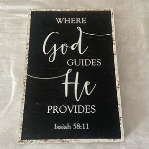 WOODEN SCRIPTURE FRAME